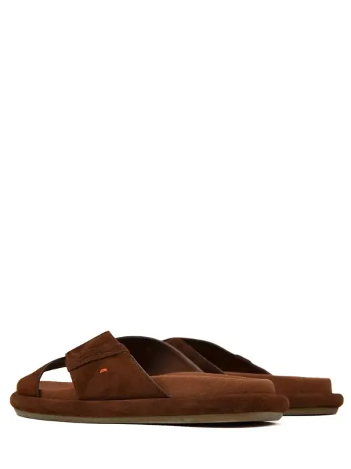 Шлепанцы замшевые SANTONI
