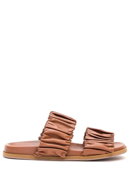 Шлепанцы кожаные SANTONI