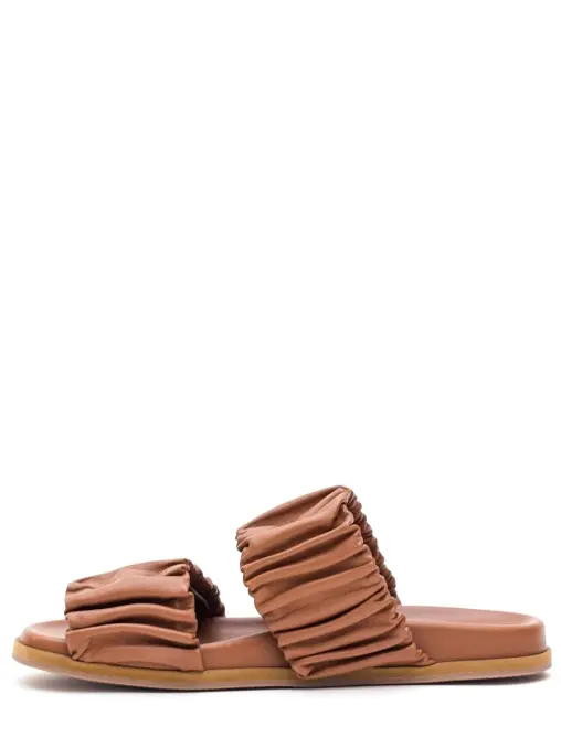 Шлепанцы кожаные SANTONI
