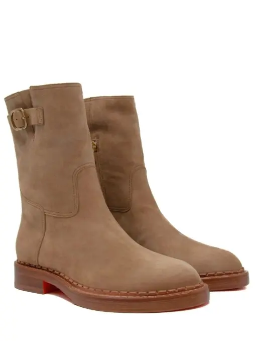 Полусапоги замшевые SANTONI