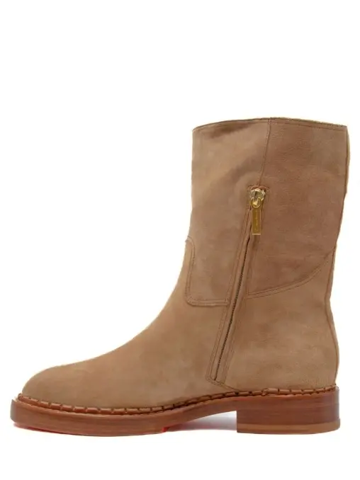 Полусапоги замшевые SANTONI