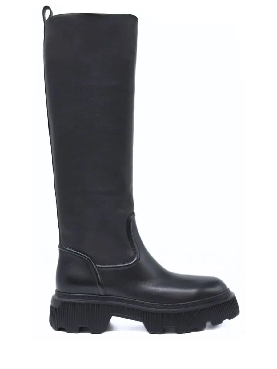 Сапоги кожаные