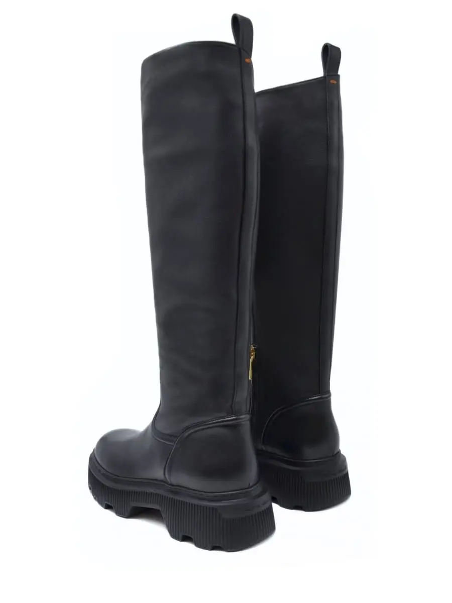 Сапоги кожаные