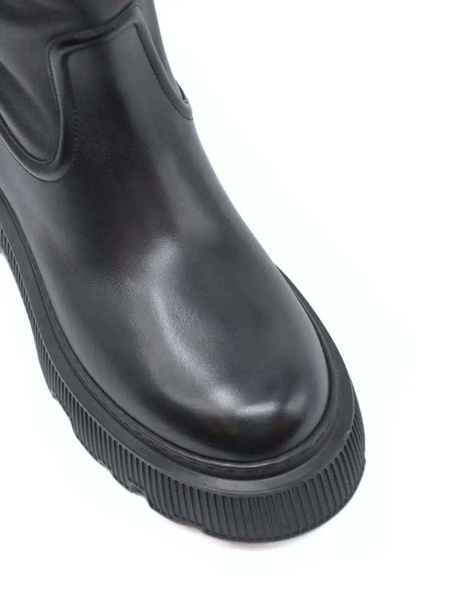 Сапоги кожаные