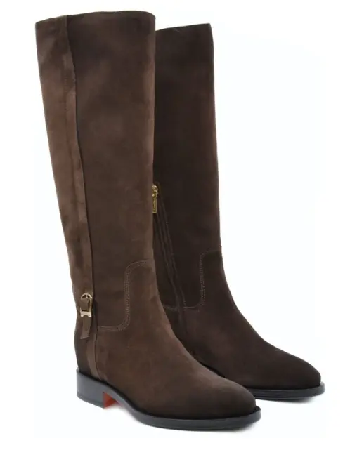 Сапоги замшевые SANTONI