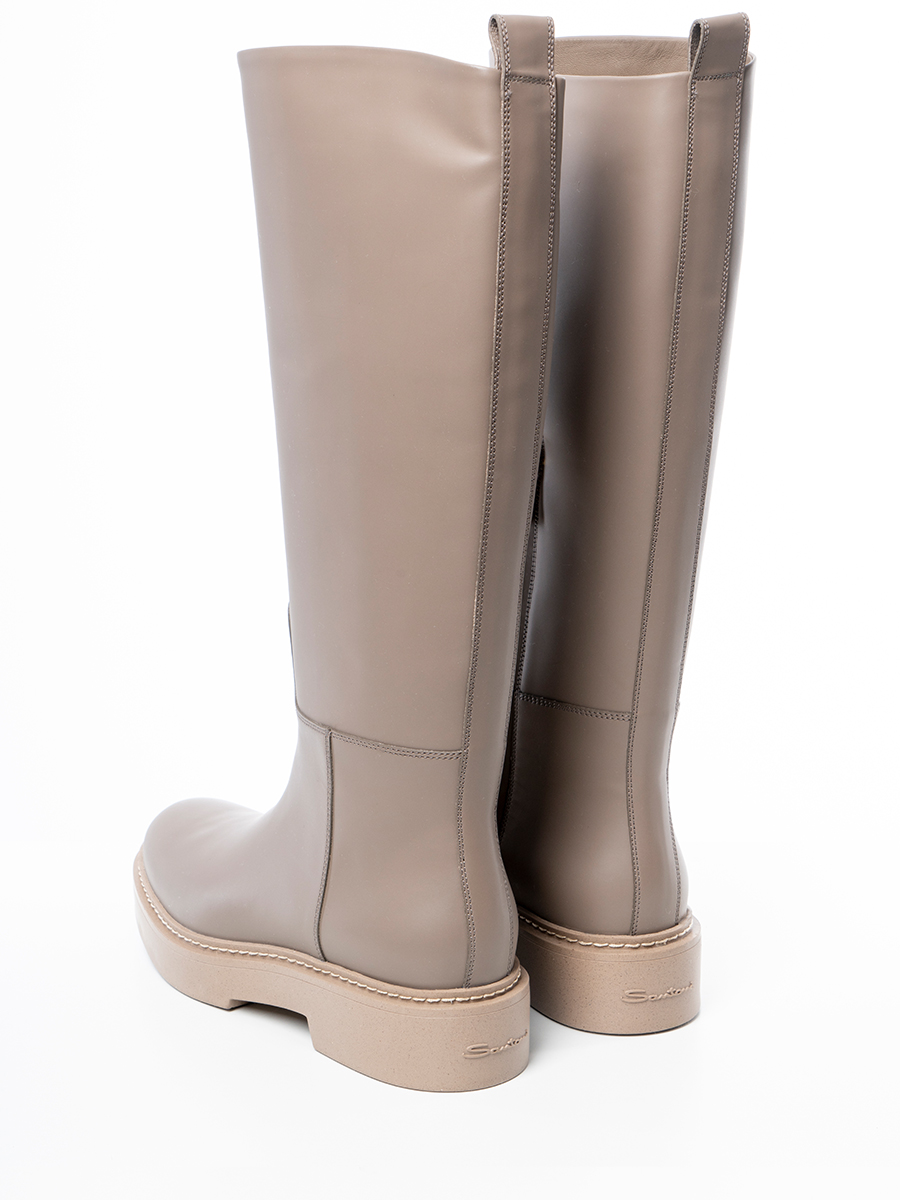 Сапоги кожаные