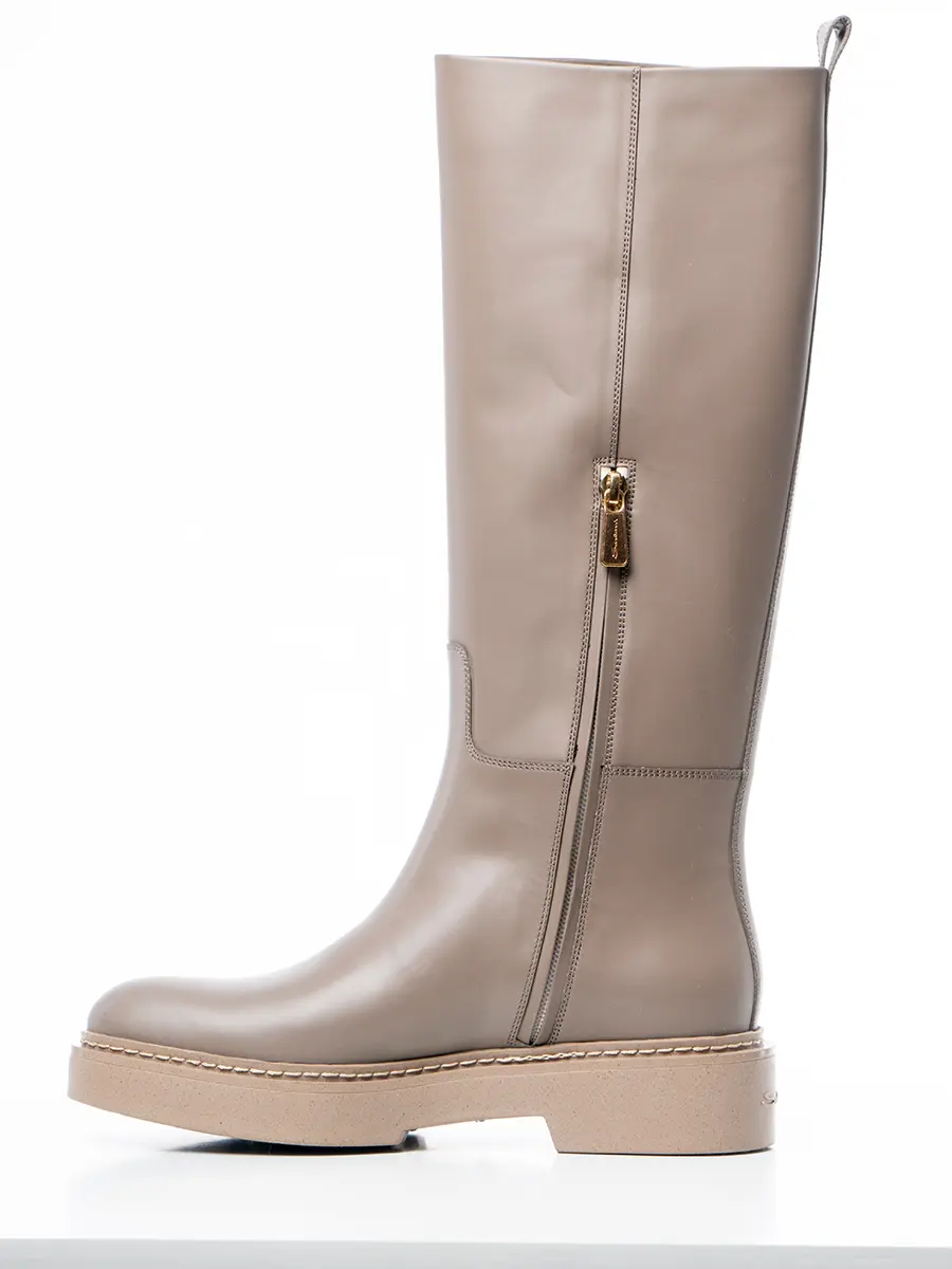 Сапоги кожаные