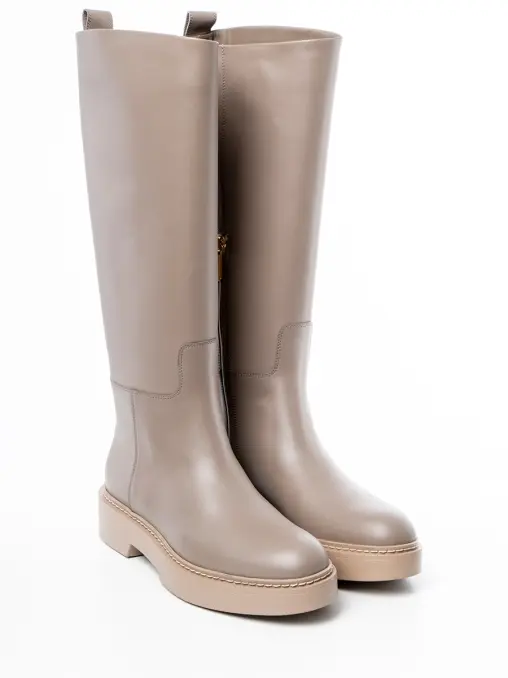 Сапоги кожаные SANTONI