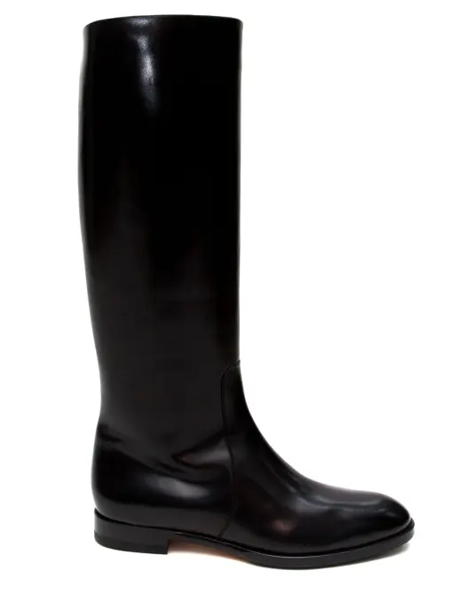 Сапоги кожаные SANTONI