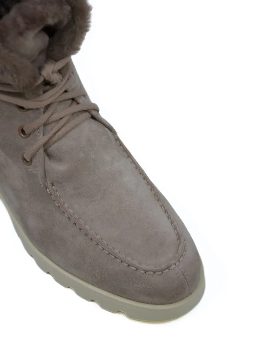 Ботинки замшевые на меху