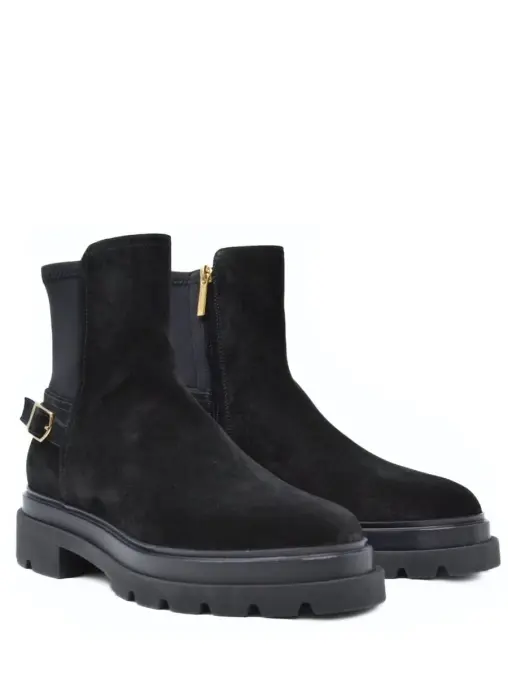 Полусапоги замшевые SANTONI