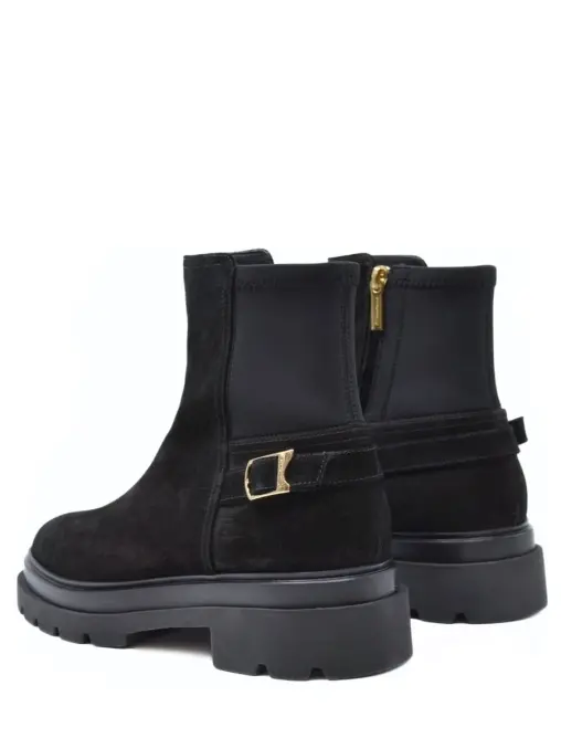 Полусапоги замшевые SANTONI