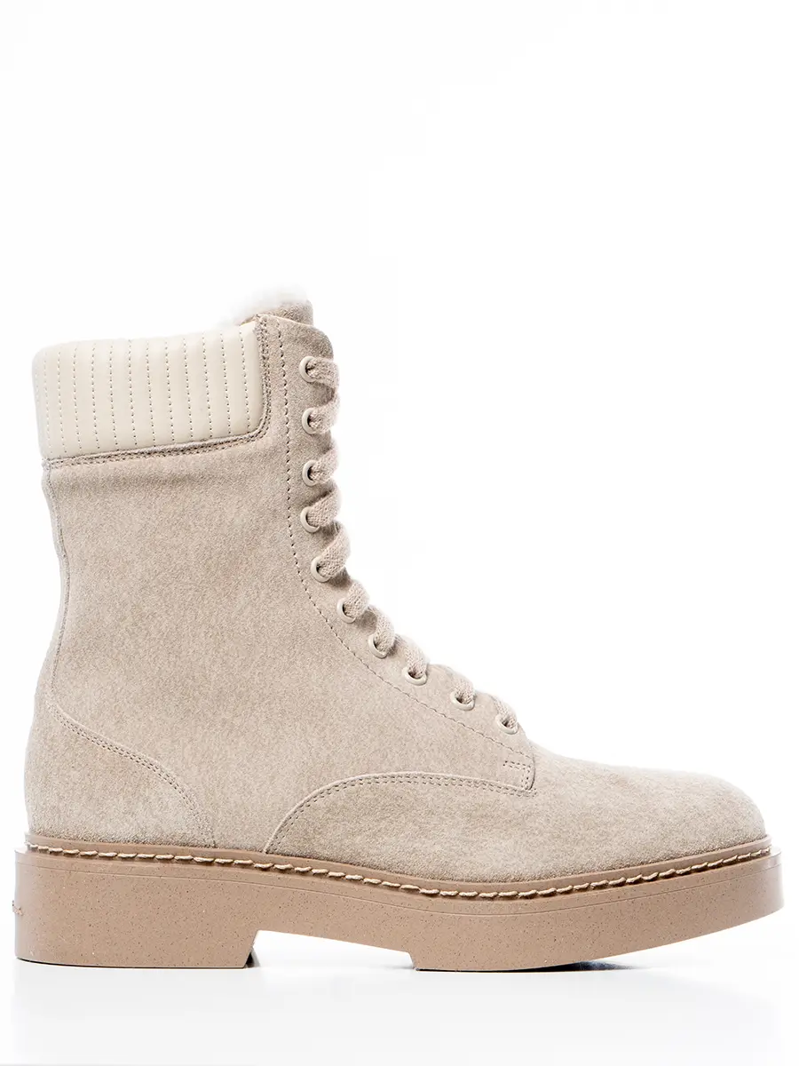 Ботинки замшевые на меху