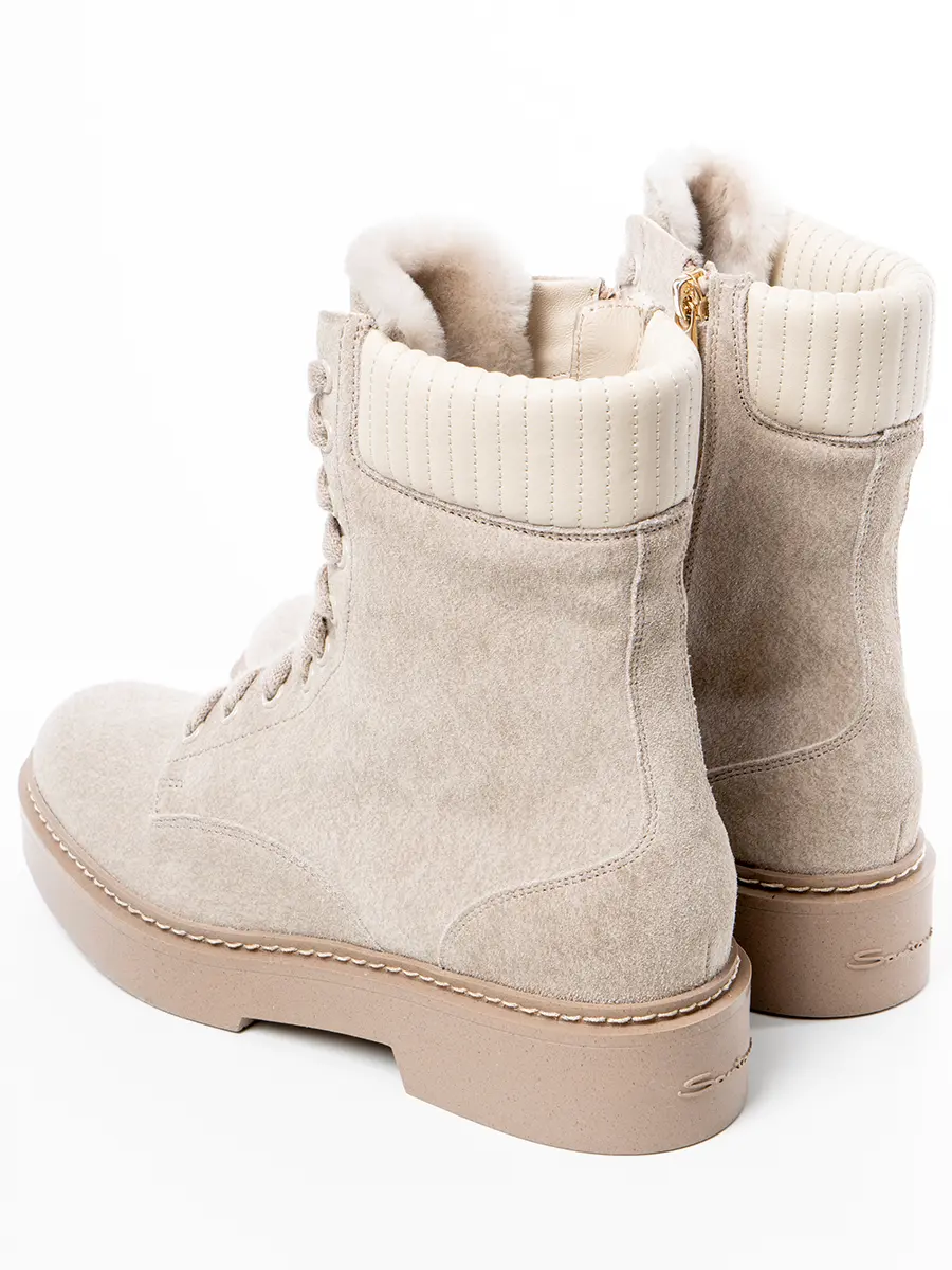 Ботинки замшевые на меху