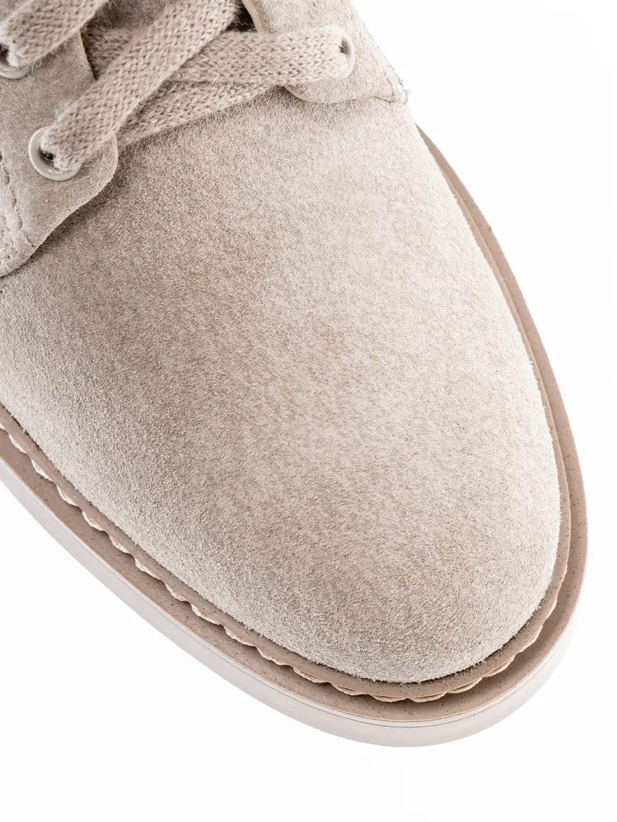 Ботинки замшевые на меху