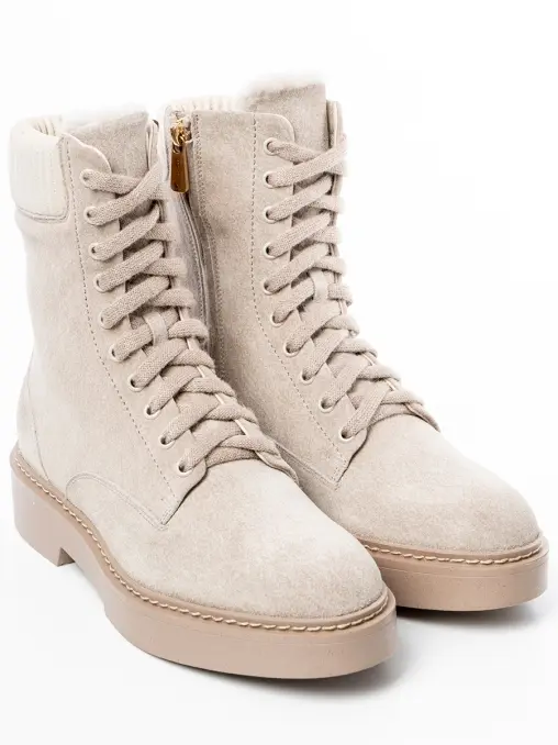 Ботинки замшевые на меху SANTONI