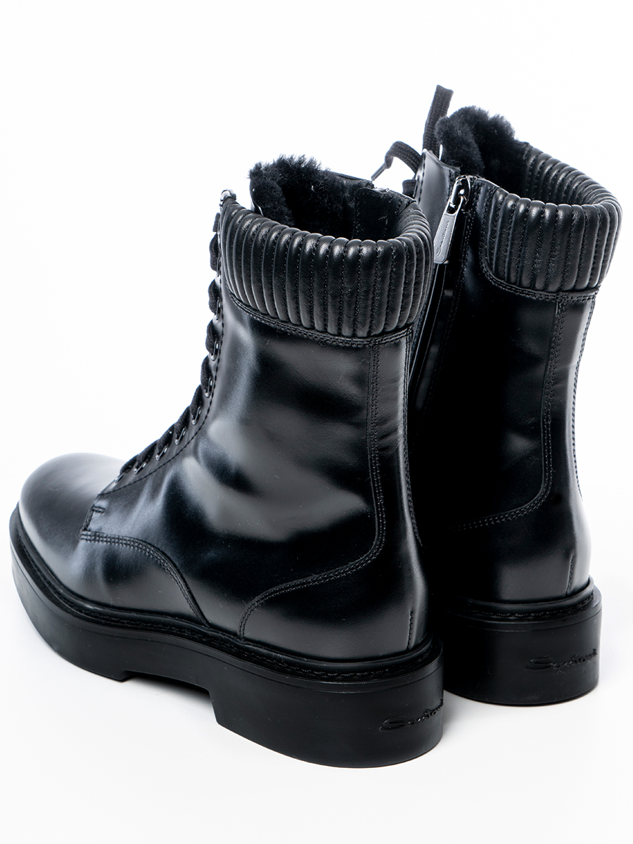 Ботинки кожаные