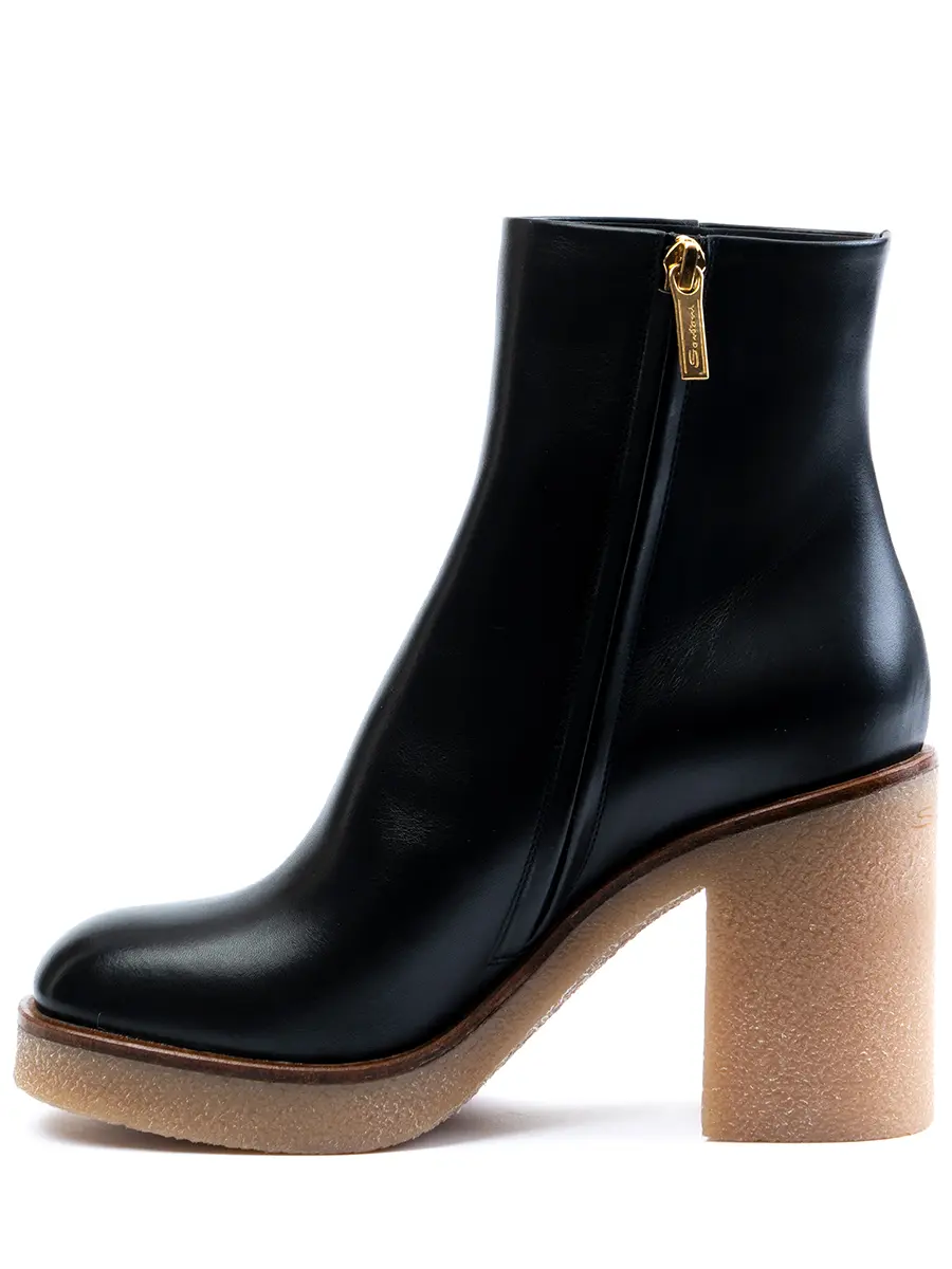 Ботинки кожаные