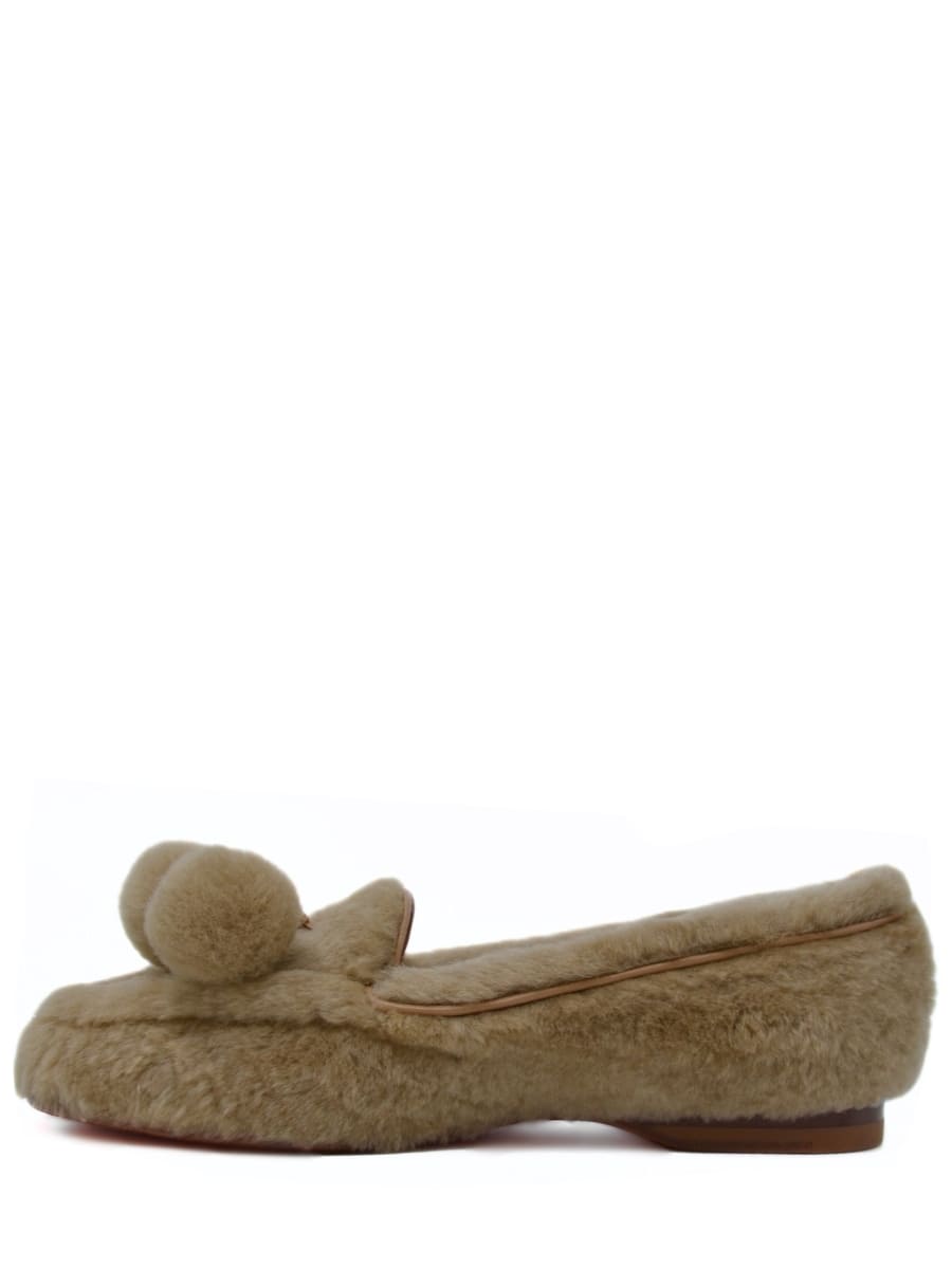 Лоферы из овчины