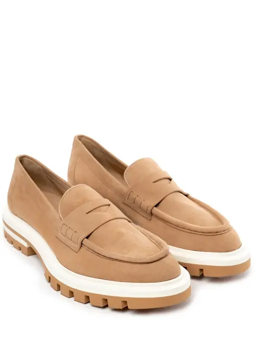 Лоферы замшевые SANTONI