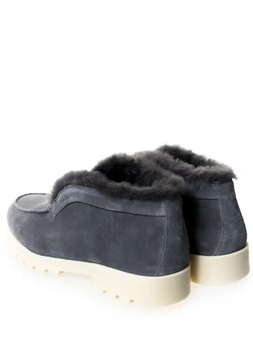 Полуботинки замшевые на меху SANTONI