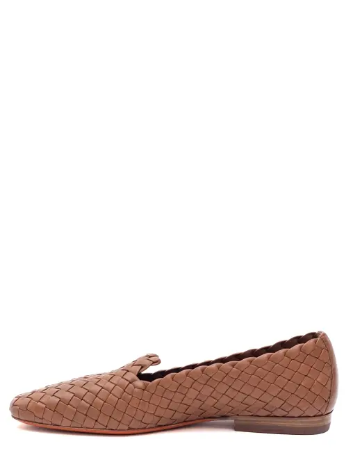 Лоферы кожаные SANTONI
