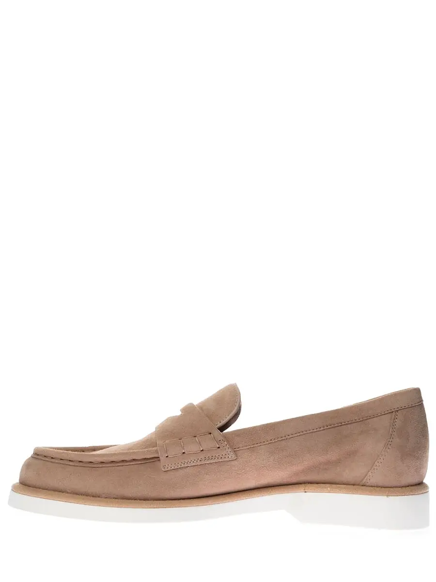 Лоферы замшевые