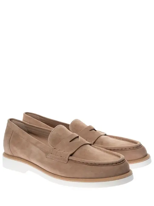 Лоферы замшевые SANTONI