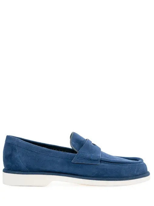 Лоферы замшевые SANTONI