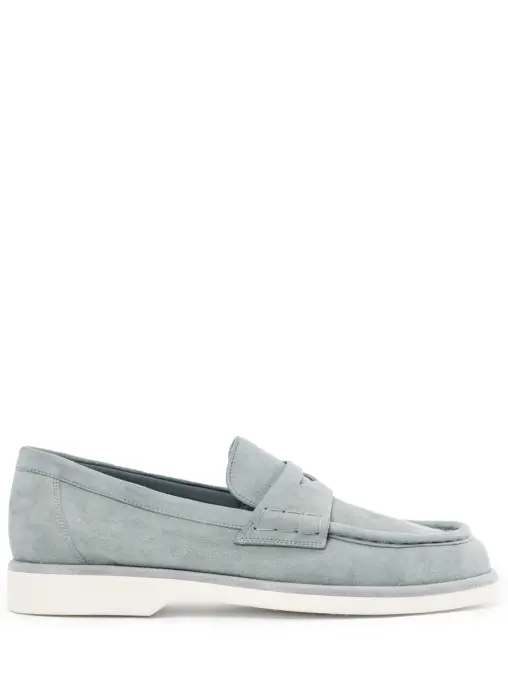 Лоферы замшевые SANTONI