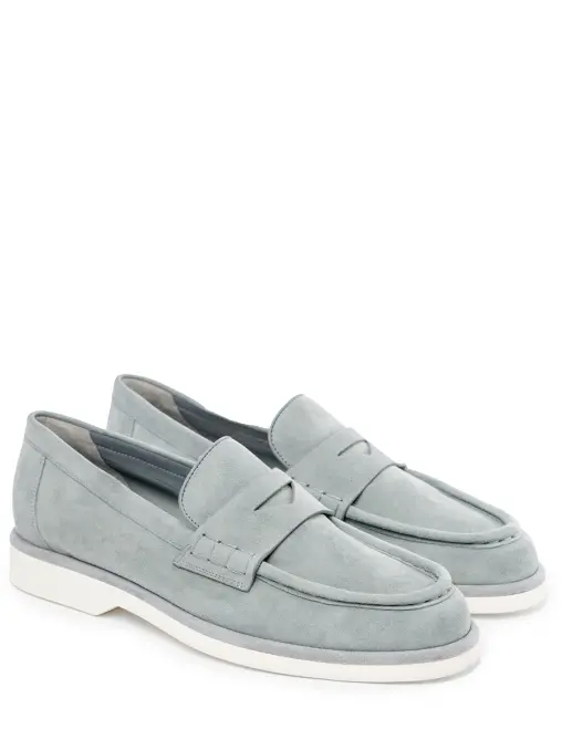 Лоферы замшевые SANTONI