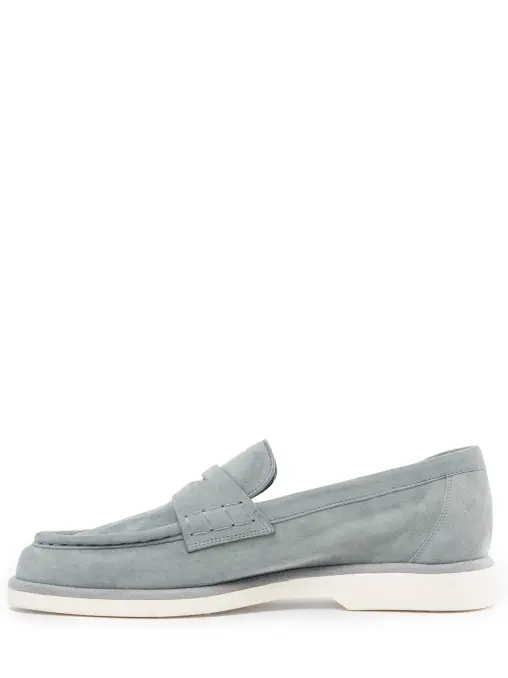 Лоферы замшевые SANTONI