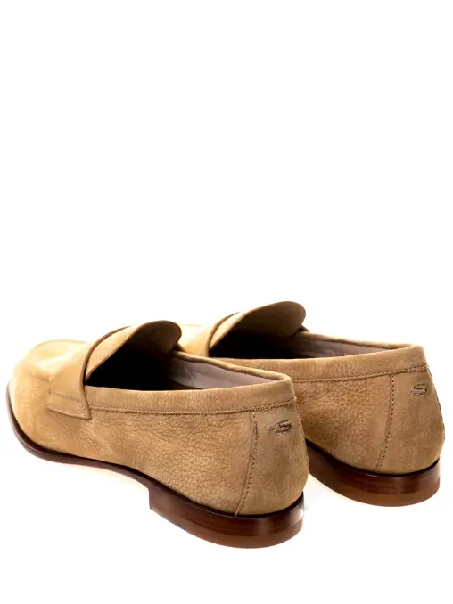 Лоферы кожаные SANTONI