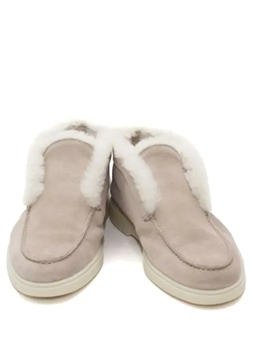 Полуботинки замшевые на меху SANTONI