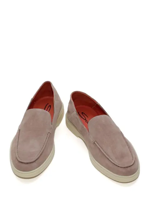 Лоферы замшевые SANTONI