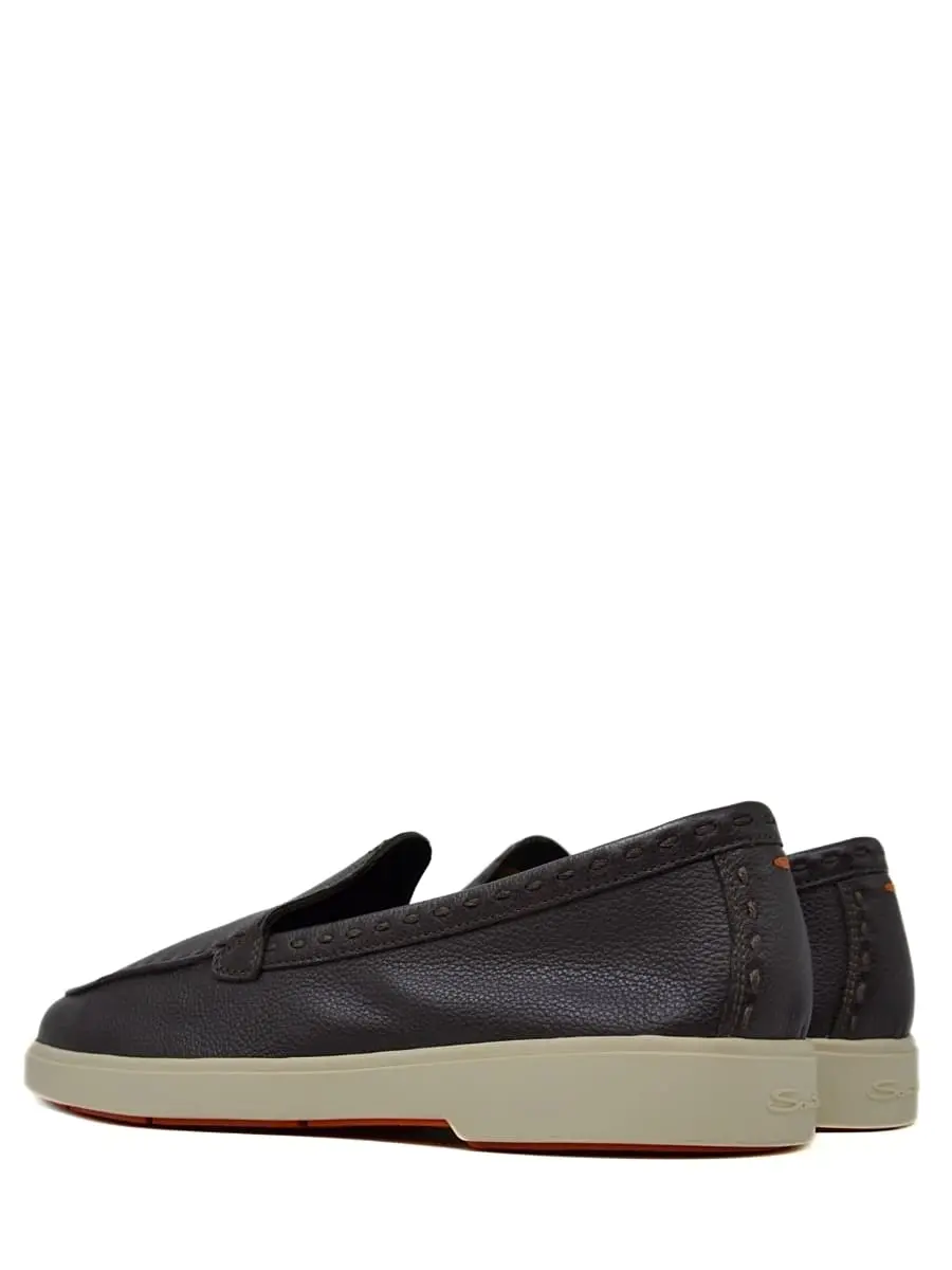 Лоферы кожаные