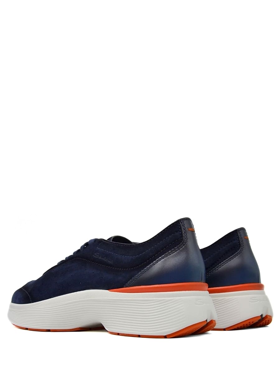 Кроссовки замшевые