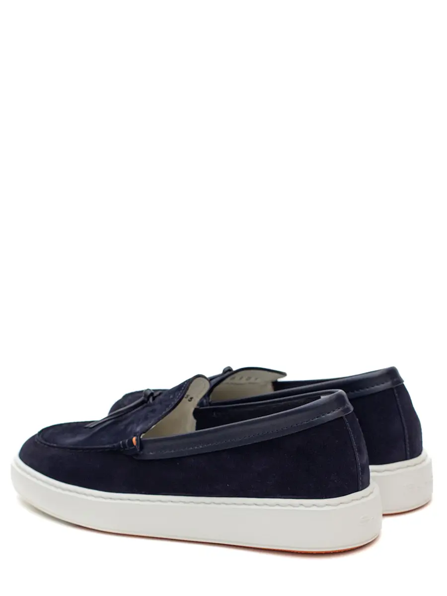 Слипоны замшевые