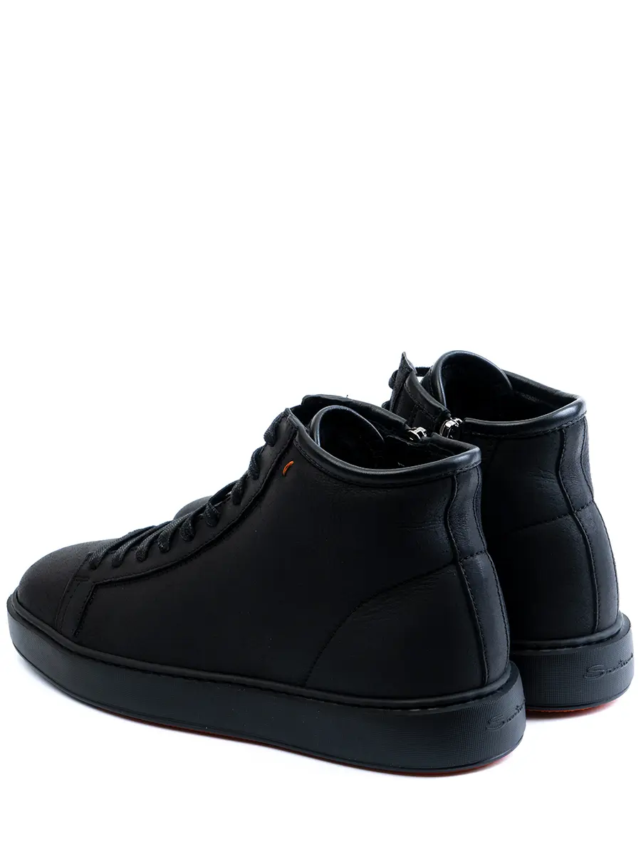 Полуботинки кожаные на меху