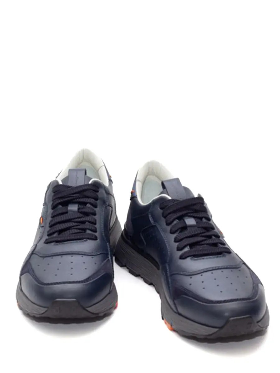 Кроссовки кожаные