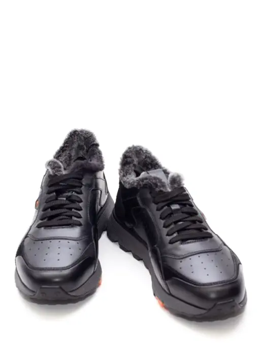 Кроссовки кожаные на меху SANTONI