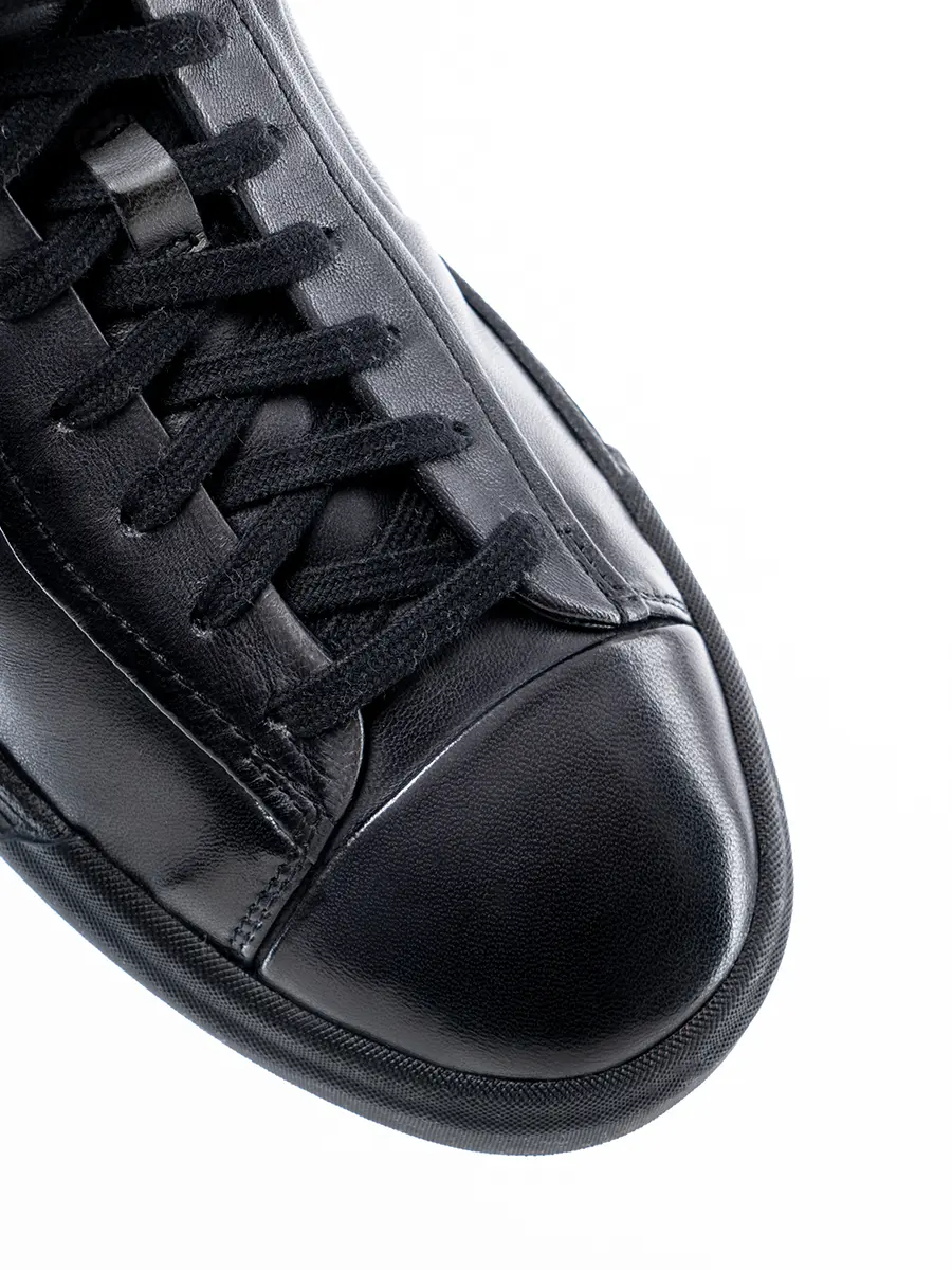 Полуботинки кожаные на меху