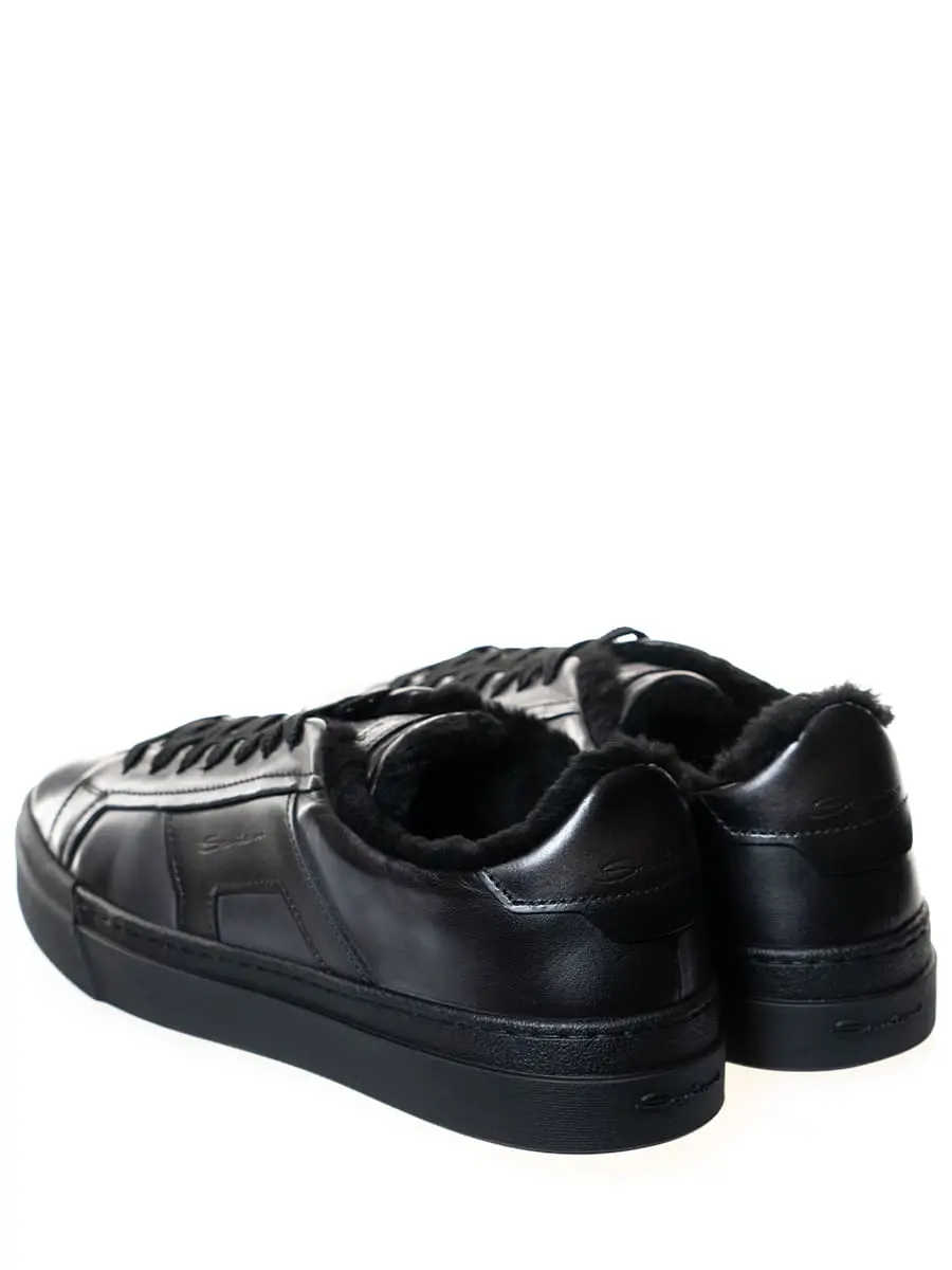 Кеды кожаные на меху