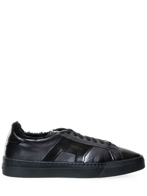 Кеды кожаные на меху SANTONI