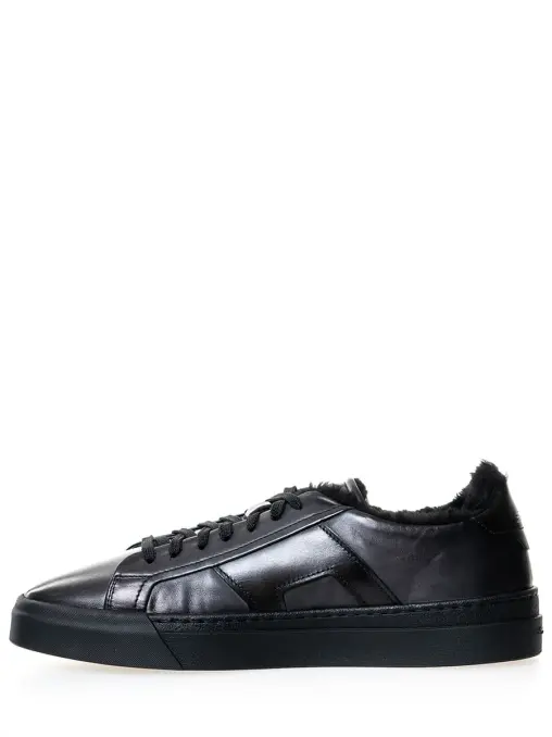 Кеды кожаные на меху SANTONI
