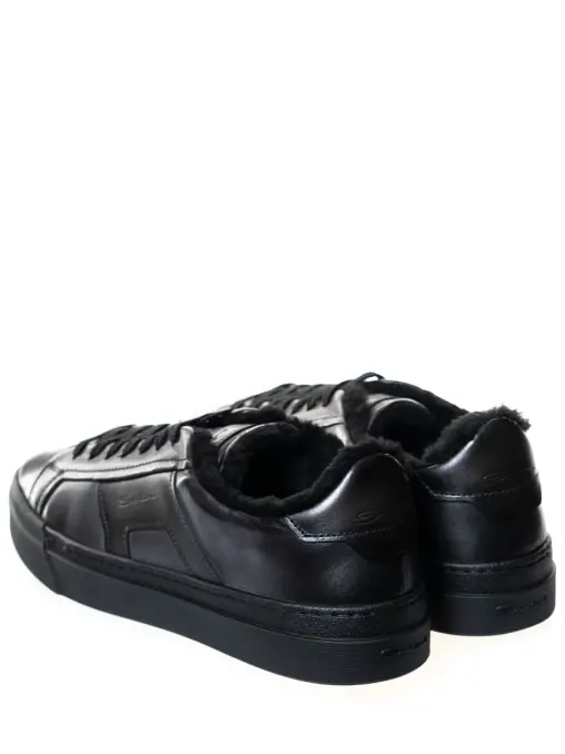 Кеды кожаные на меху SANTONI