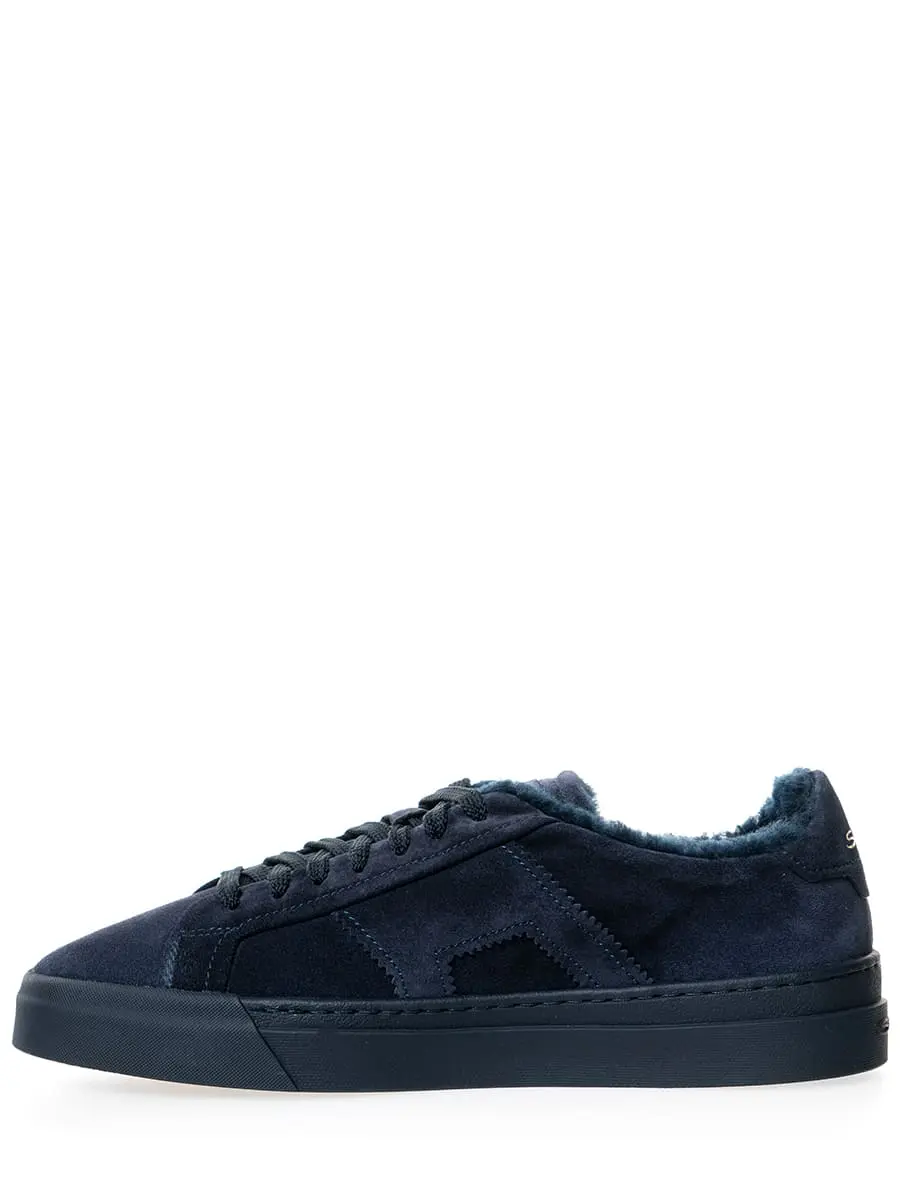 Кеды замшевые на меху