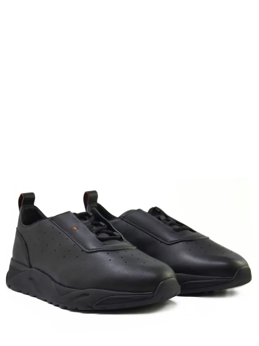 Кроссовки кожаные