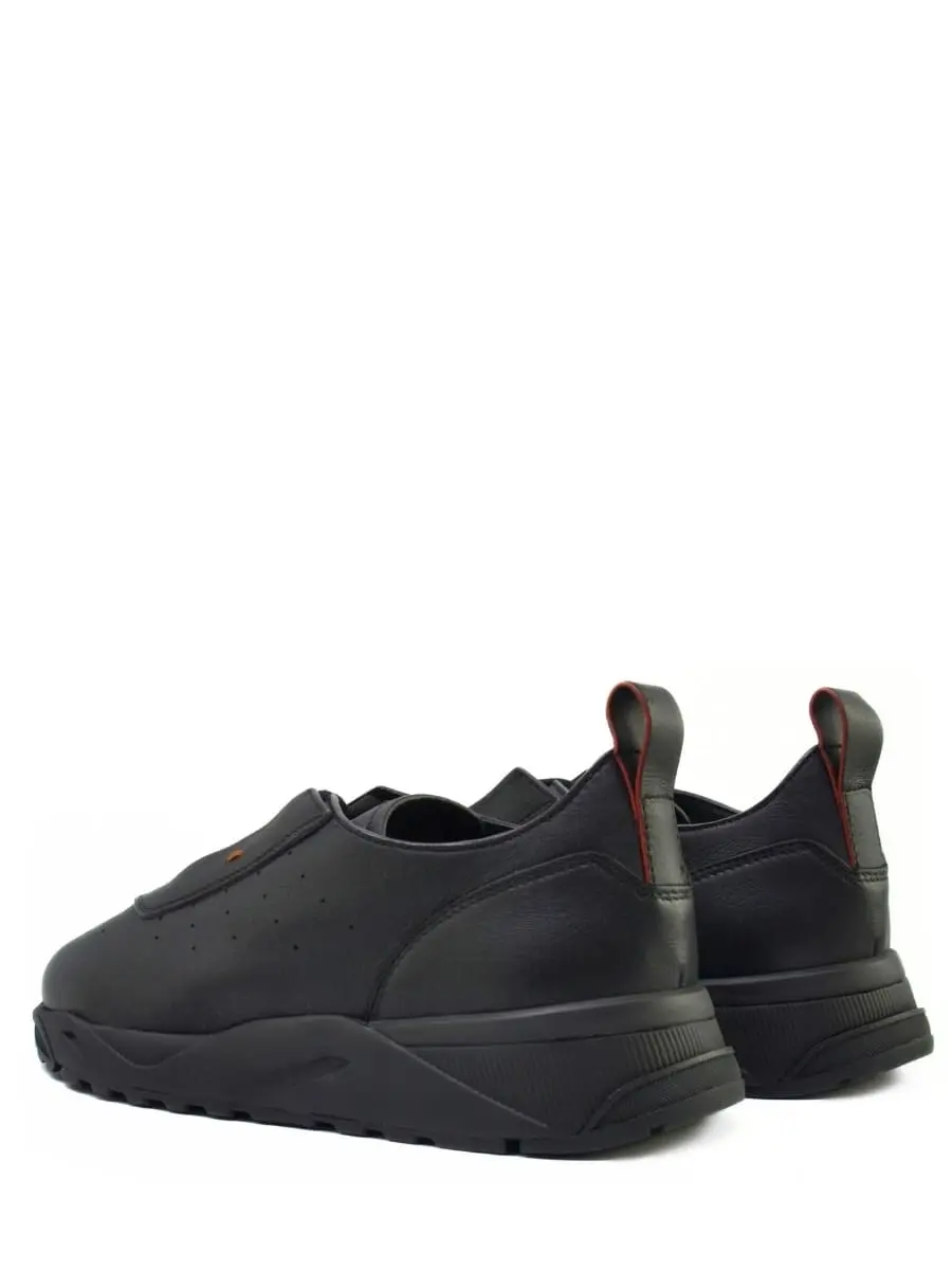 Кроссовки кожаные