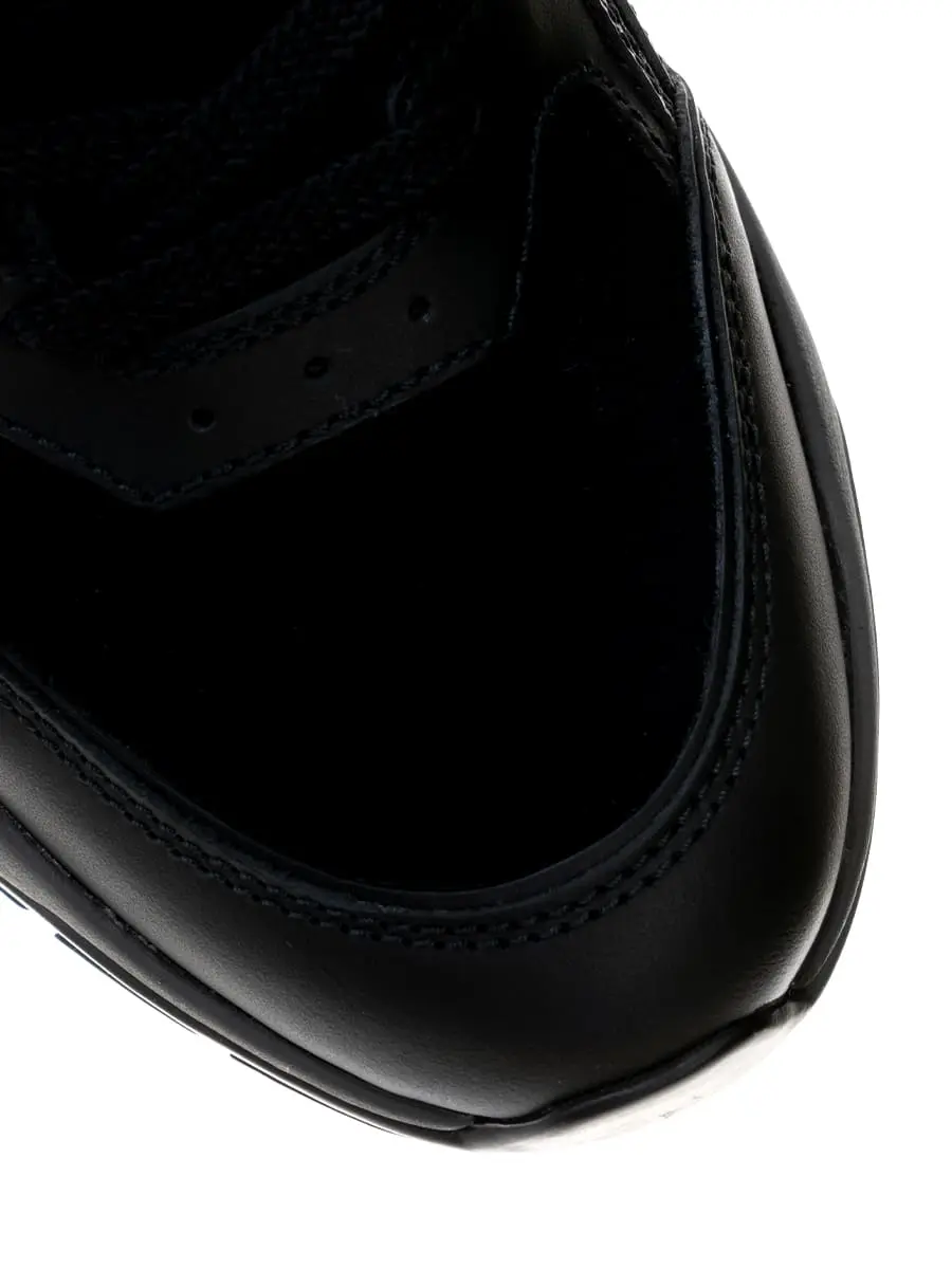 Кроссовки кожаные